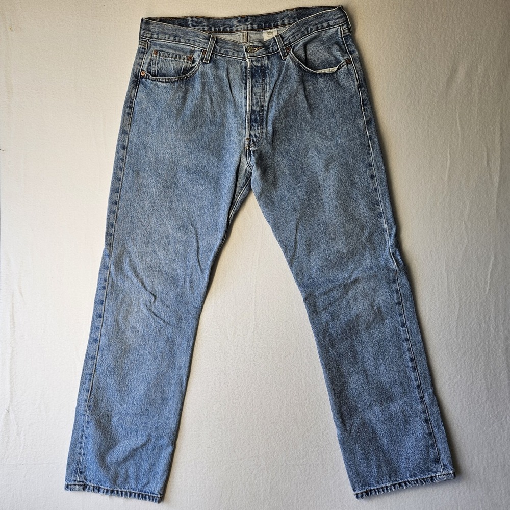Levi's 501 XX Jeans Mens 38x32 Button Fly Jeans Classic Straight Leg 501XX